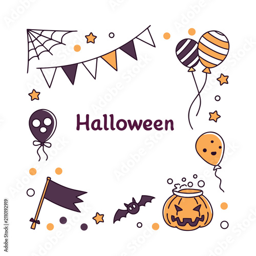 Halloween Party Illustration