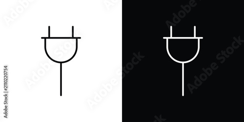 Foto Plug icon vector illustrations kit