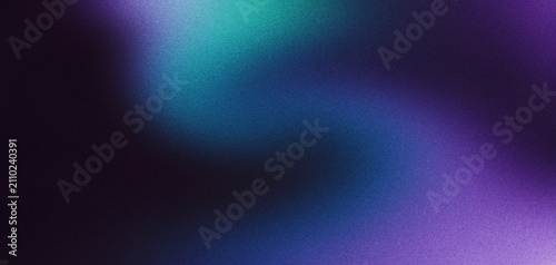 Obraz na plátne Grain texture gradient background dark blue purple abstract blur on black backdr