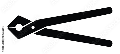Quadro su tela End cutting nipper pliers tool Icon