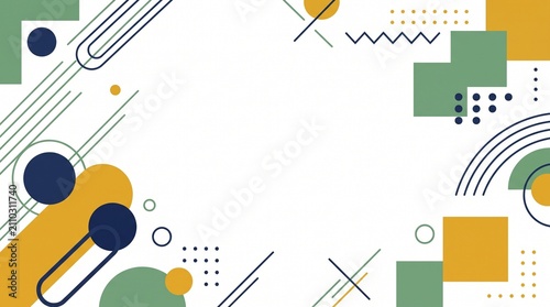 Abstract geometric Indian tricolor background with orange, white and green triangles