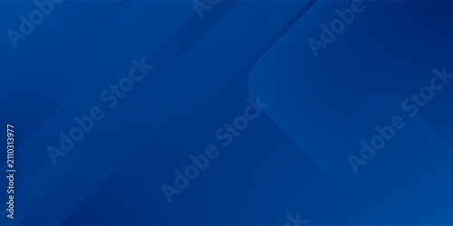 Fotografie Abstract blue background with glowing geometric lines