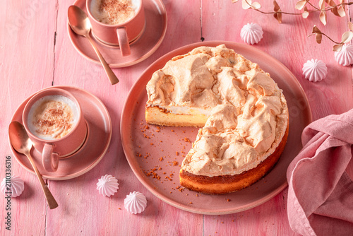 Sweet and tasty meringue ch...