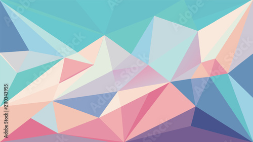 Abstract geometric polygonal background with soft pastel triangles and gradient colors low poly abstract geometric polygonal background triangle wallpaper triangulated colorful backdrop