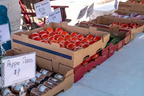 fresh vegetables at the market