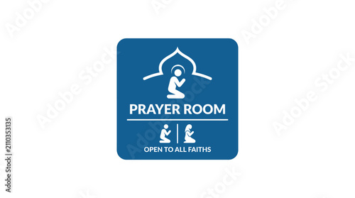Prayer Room Sign for Multi-Faith Space