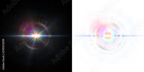 Fotografie lens flare overlay PNG
