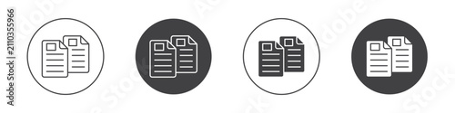 Fotografía Duplicate icon set for web