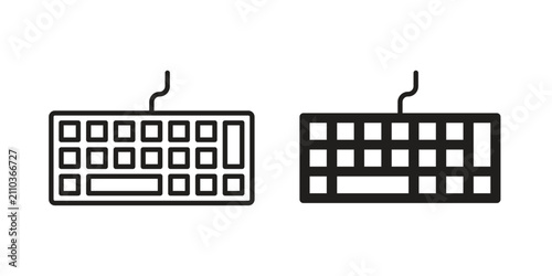 Konstfotografi Keyboard icon minimal graphic kit