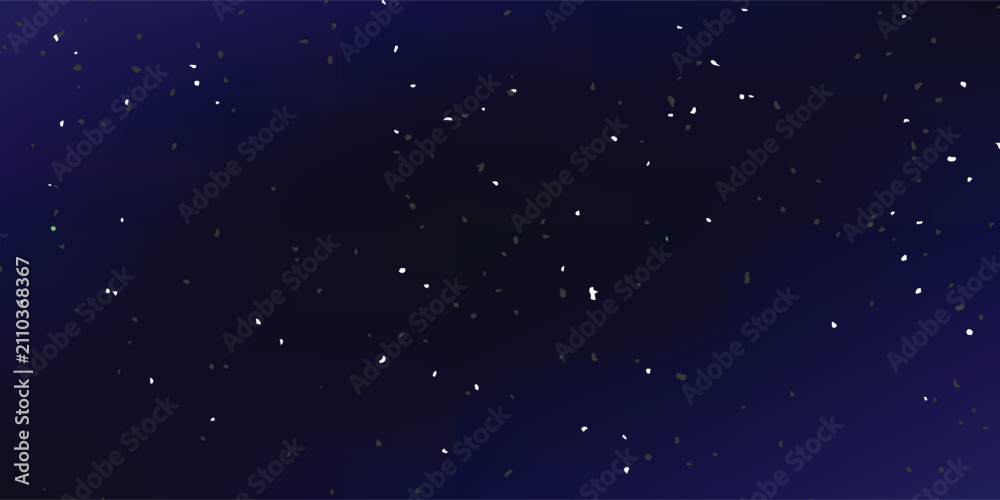 Fototapeta premium Deep navy blue night sky vector illustration
