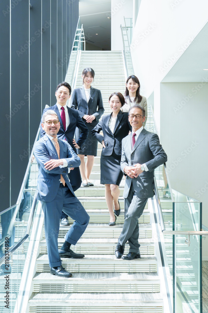 Obraz premium ビジネスパーソン 集合写真 ポートレート
