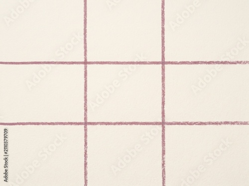 Dusty Rose Crayon Grid Pattern Paper Background