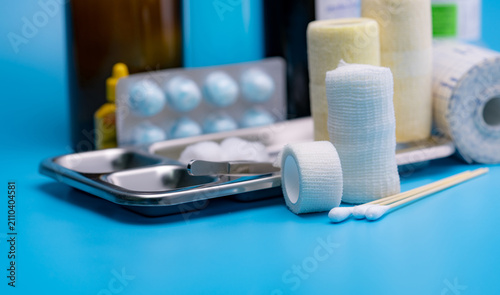 Konstfotografi Wound care dressing set