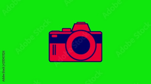 Camera Photo Chroma Key Animation