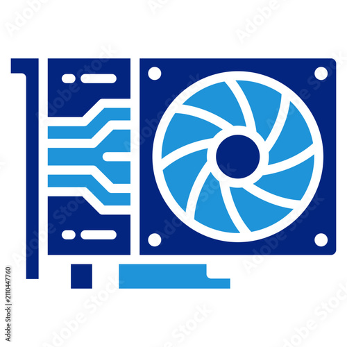 Gpu Icon Element For Design
