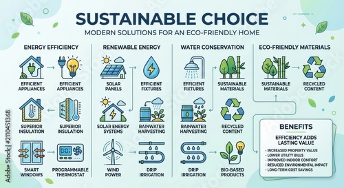 Sustainable Choices for an Eco-Friendly Home: Modern Solutions for Green Living