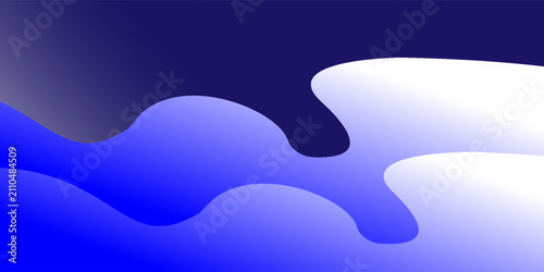 Abstract blue background. Minimal geometric white light background abstract design.