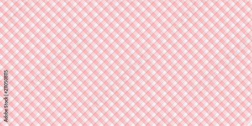 Pink Gingham Plaid Seamless Background Pattern For Spring Fabric, Crafts And Home Decor