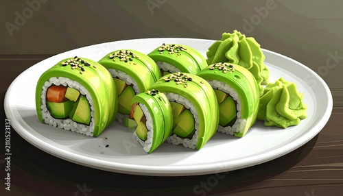  Avocado Sushi Rolls