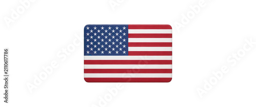 American Flag Icon Transparent Background