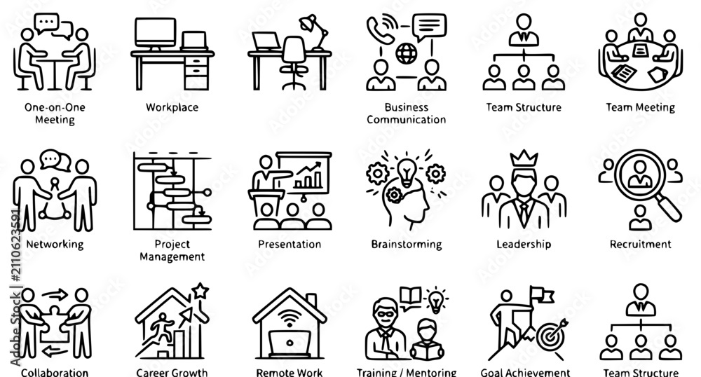 Fototapeta premium set of business icons