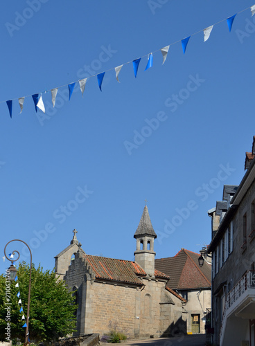 Chapelle notre dame à Crocq - Creuse - France