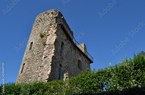 Château de Crocq dans la Creuse - France - vestiges
