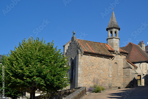 Chapelle notre dame à Crocq - Creuse - France