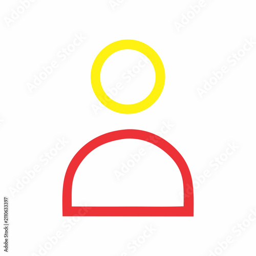 flat icon with shadow vector