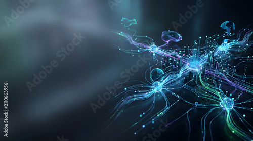 a blue and green abstract wallpaper