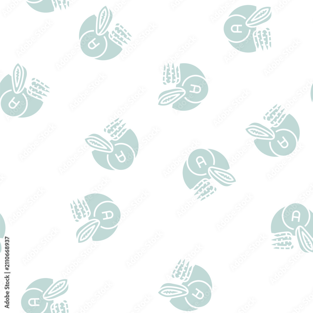 Obraz premium a vitamin vector glyph seamless pattern a vitamin sign illustration