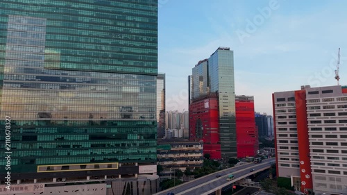 Hong Kong July 12 2026 KWUN TONG Commercial district corridor.