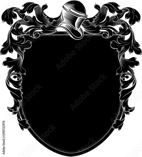 Coat of Arms Crest Family H...