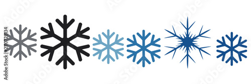 Fotografie Snowflake icon featuring freezer control, freezing, automatic refrigeration, air conditioning, cold temperature, cooling system, and climate technology vector illustration
