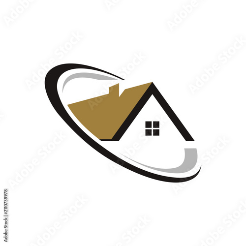Real Estate logo vector template illustration