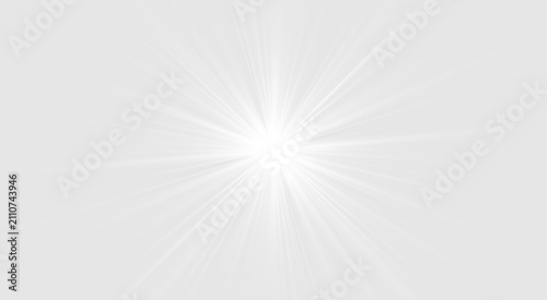 Canvastavla Sparkling celestial light PNG transparent overlay with radiant glow and brilliant starburst for luxury illustration abstract vector background design