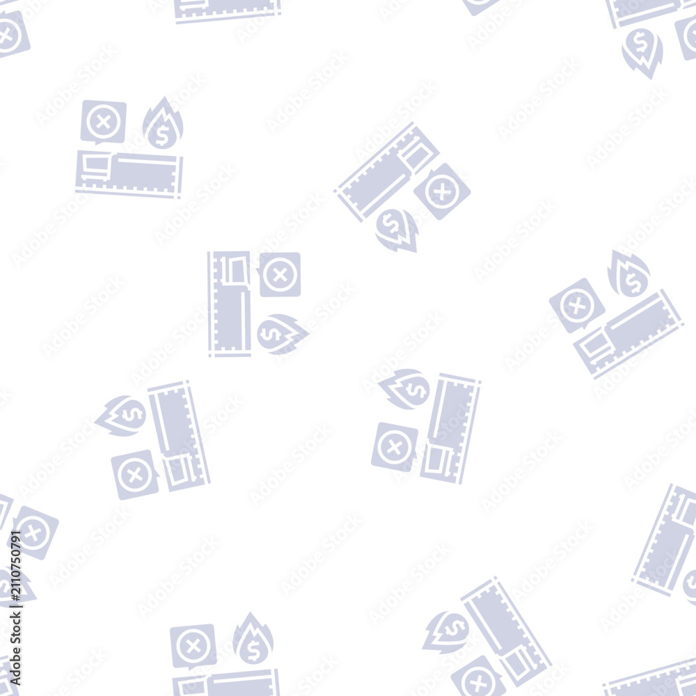 Fototapeta premium core inflation vector glyph seamless pattern core inflation sign illustration