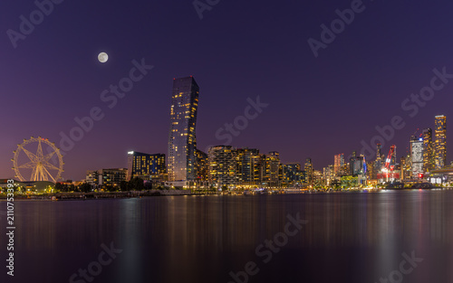 Docklands CBD Melbourne Blue Hour Beautiful Sky