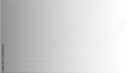 Canvastavla Black and white halftone linear gradient pattern, featuring circular dots that t
