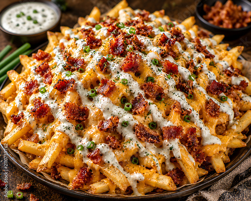 Bacon Ranch Cheesy Fries