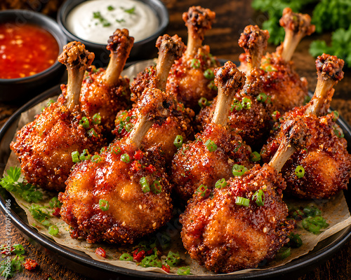 Crispy Chicken Lollipops