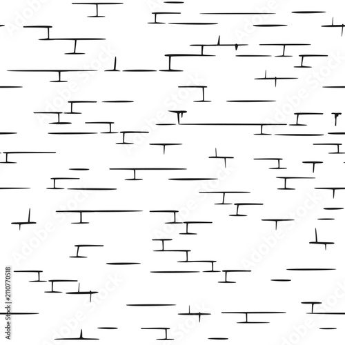 Minimalist Monochrome Sketchy Brick Masonry Seamless Background Texture Ideal for Trendy Streetwear Apparel Packaging Design and Contemporary Digital Web Layouts