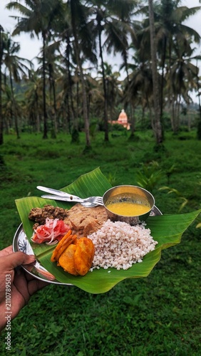 cooking in the garden Goan thali 