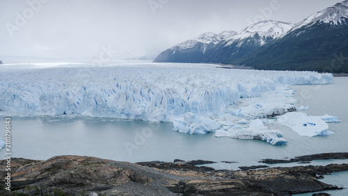 Foto Natural scenery of El Calafate Moreno Glacier in Argentina