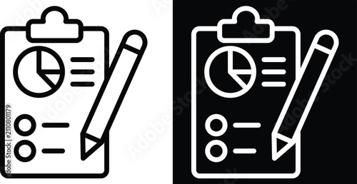 Obraz na płótnie reporting Two-tone version in black and white background