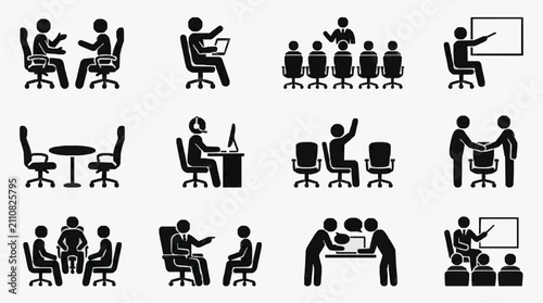 Office Team Collaboration Scenes.