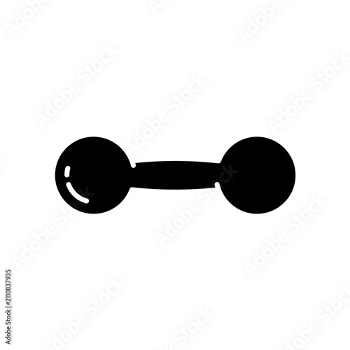 Obraz na płótnie Dumbbell - simple vector icon