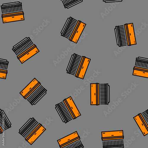 Foto copper cathodes produces vector seamless pattern copper cathodes produces sign i