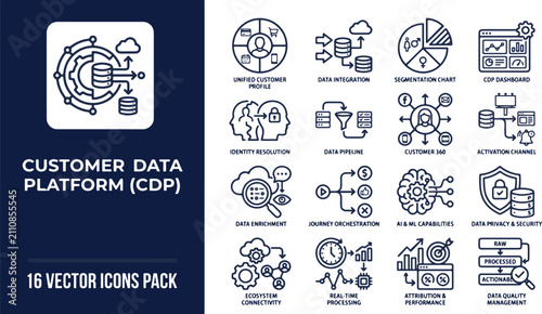 A_professional_16_icon_bold_li_78445430_2k.eps collection showcasing essential data management, and analytics processing operations