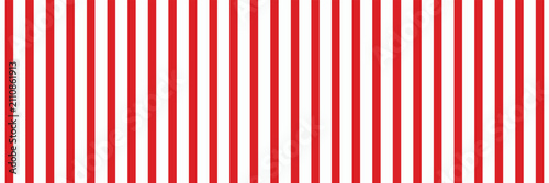 Fotografie Vertical red and white stripes background